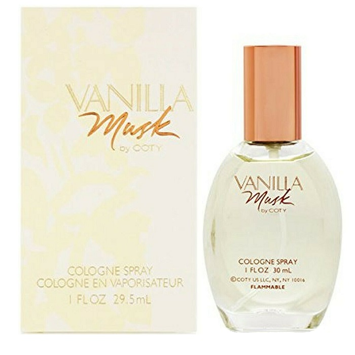 Vanilla Musk Perfume by Coty 1.0oz Cologne Spray for women
